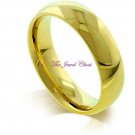 Wedding Ring Love Promise Band 5mm wide 18kt Yellow Gold Jewelry