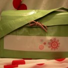 Lime Floral Purse