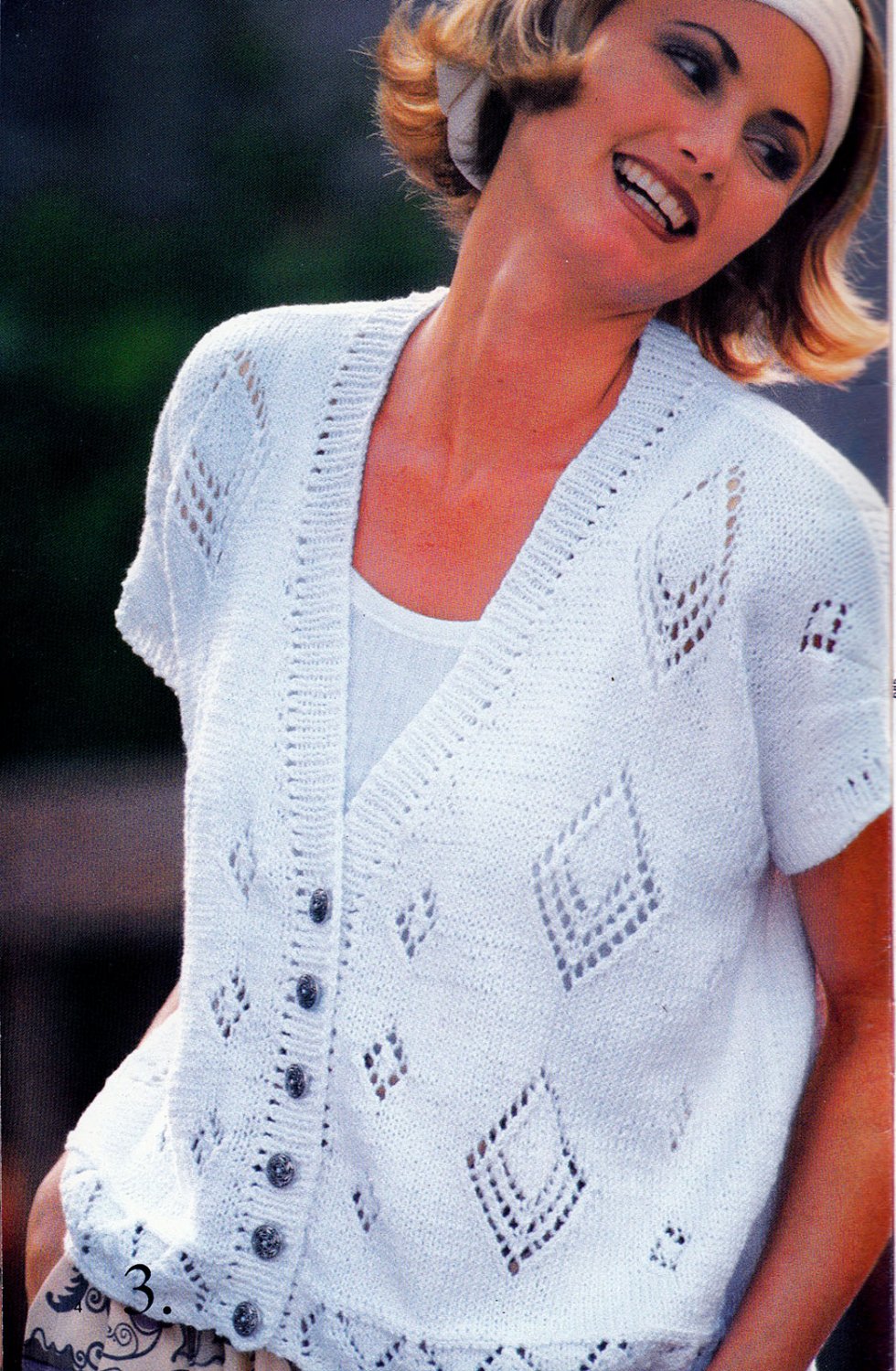 WARM WEATHER CARDIGANS IN PEARL, COTTON & SUPERSOFT PATONS 685