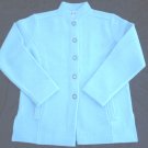 Norm & Thompson Blue Wool Boiled Jacket Cardigan NWOT S