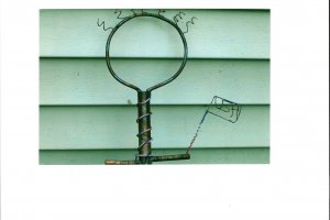 Little Patroit    copper yard art