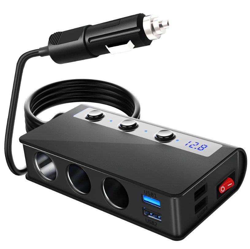 Car Quick Charger Lighter with USB Ports
