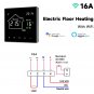 Wifi smart Thermostat LCD Touch Screen For Electric Heating