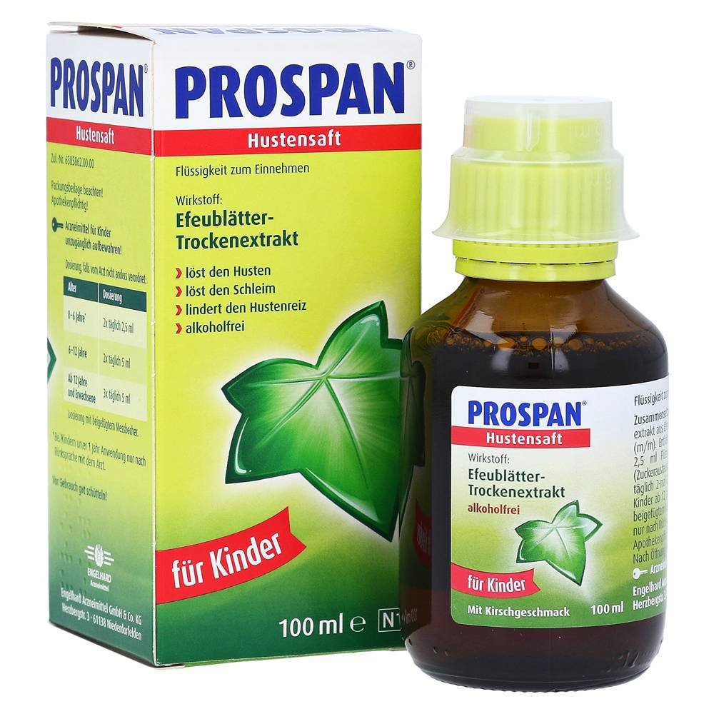 PROSPAN Cough Syrup x100 ml to Treat Coughs and Bronchitis