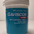 Gaviscon Advance Chewable Peppermint 60 Antacid Chewable Tablets UK version