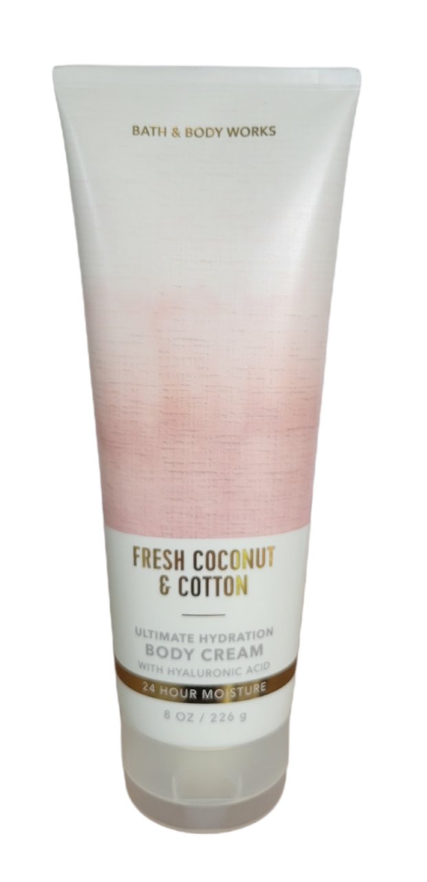 Bath & Body Works Fresh Coconut & Cotton Cream Body Lotion