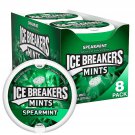 Ice Breakers Frost Mints Spearmint 1.5 Ounce, Pack of 8 , Sugar Free Mints