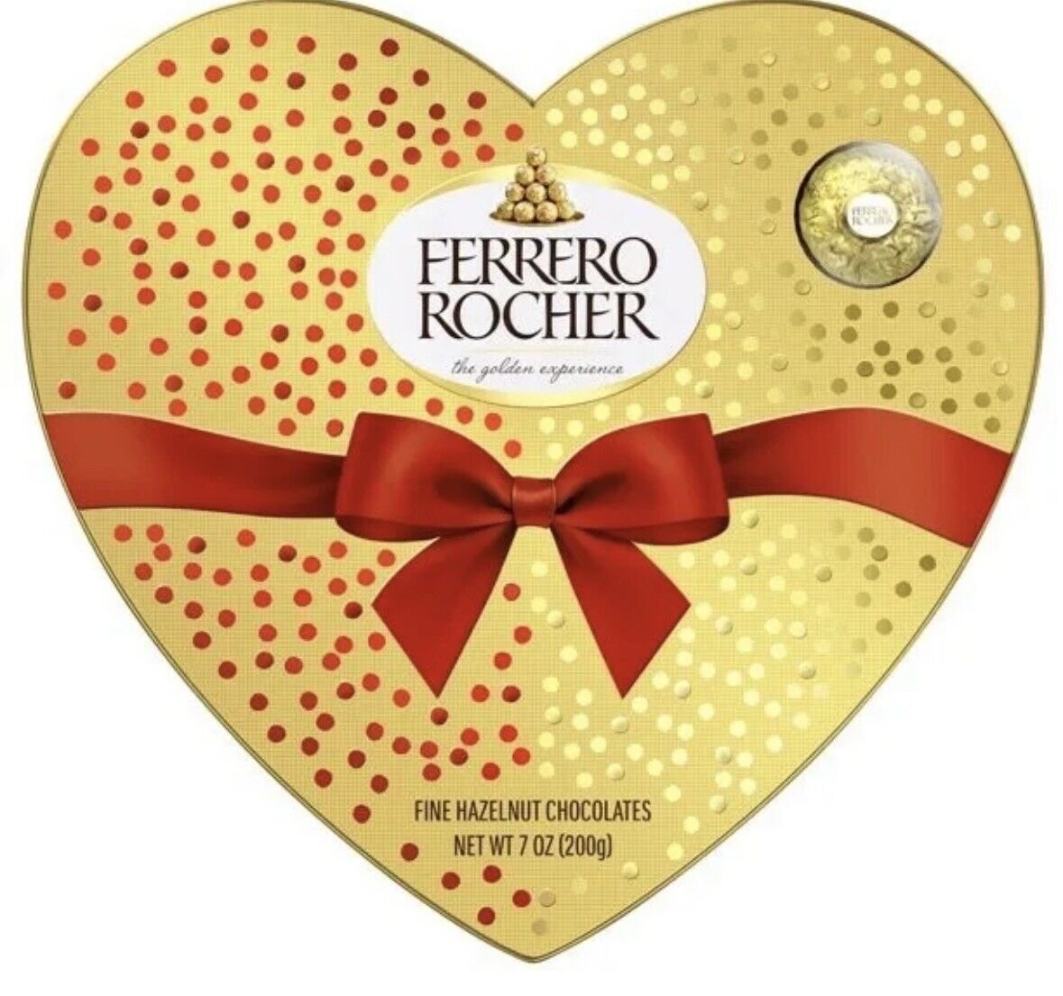 Ferrero Rocher Fine Hazelnut Chocolates Heart