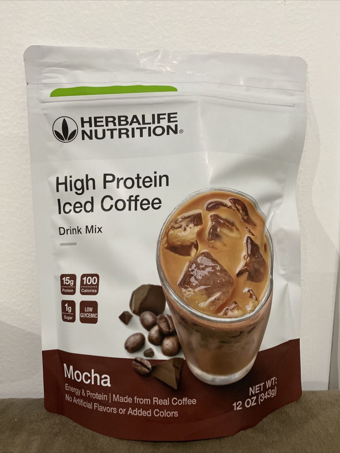HERBALIFE HIGH PROTEIN ICED COFFEE MOCHA 12OZ (350G)