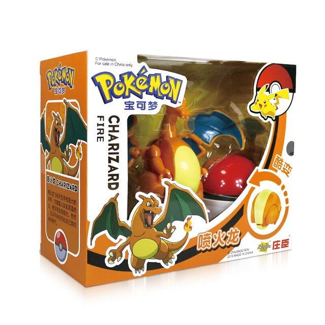 Charizard Pokemon Ball Toy Figure