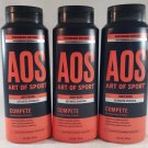 3x Art of Sport Compete Men's Energizing Citrus Activated Charcoal Body Wash