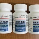 3 PACK Guaifenesin Expectorant Mucus Relief 400mg Caplets