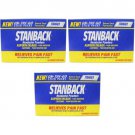 3 Pack Stanback Headache Stick Pack Powders 50 Count Each