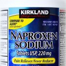 Kirkland Naproxen Sodium 220mg Aleve Pain Fever Reducer, 400 tablets