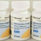 3 Pack Rising Pharmaceuticals Magnesium Oxide 400mg 120ct White Tabs