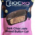 ChocXO Organic Dark Chocolate Almond Butter Cups, 30ct (14.8 oz)