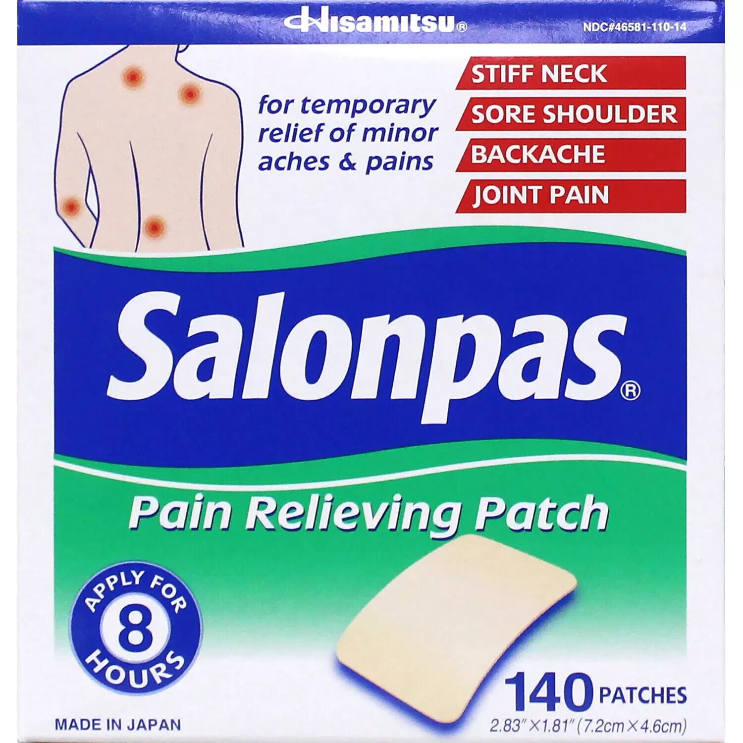 Salonpas Flexible Pain Relieving Patch
