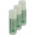 3 pack Sombra's Original Warm Therapy Pain Gel Roll-on,s  3 oz