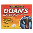 Doans Extra Strength Back Pain Relief Magnesium Salicylate 24ct