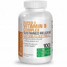 VITAMIN B COMPLEX Sustained Release B1, B2, B3, B6, Folic Acid, B12, 100 Tablets