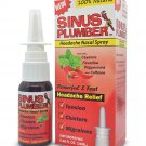 Sinus Plumber Migraine Headache Relief Nasal Spray with Capsaicin and Caffeine
