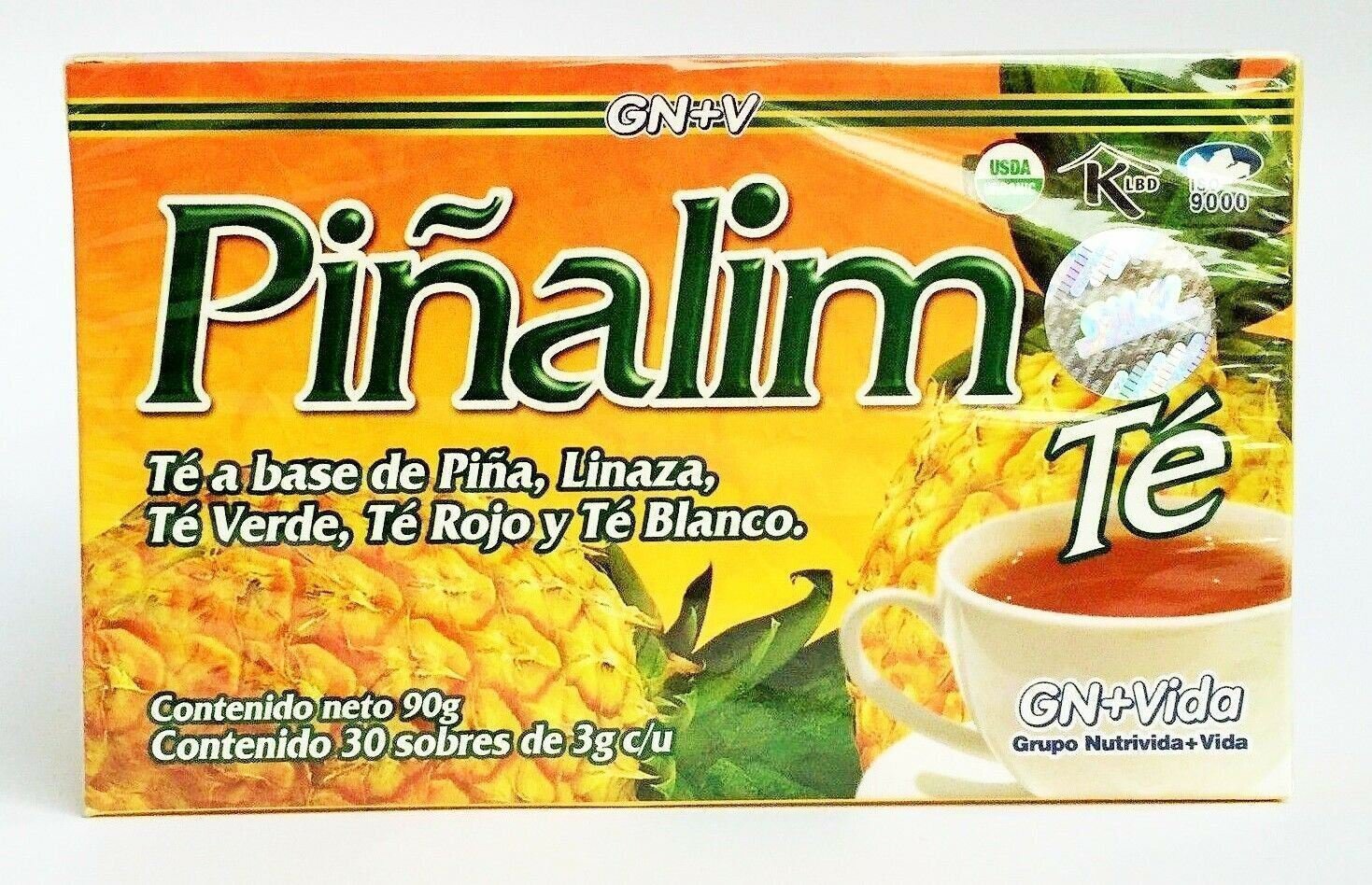 2 Te Pinalim Tea GN+Vida ENVIO GRATIS 60 days Pinalim Pineapple Diet