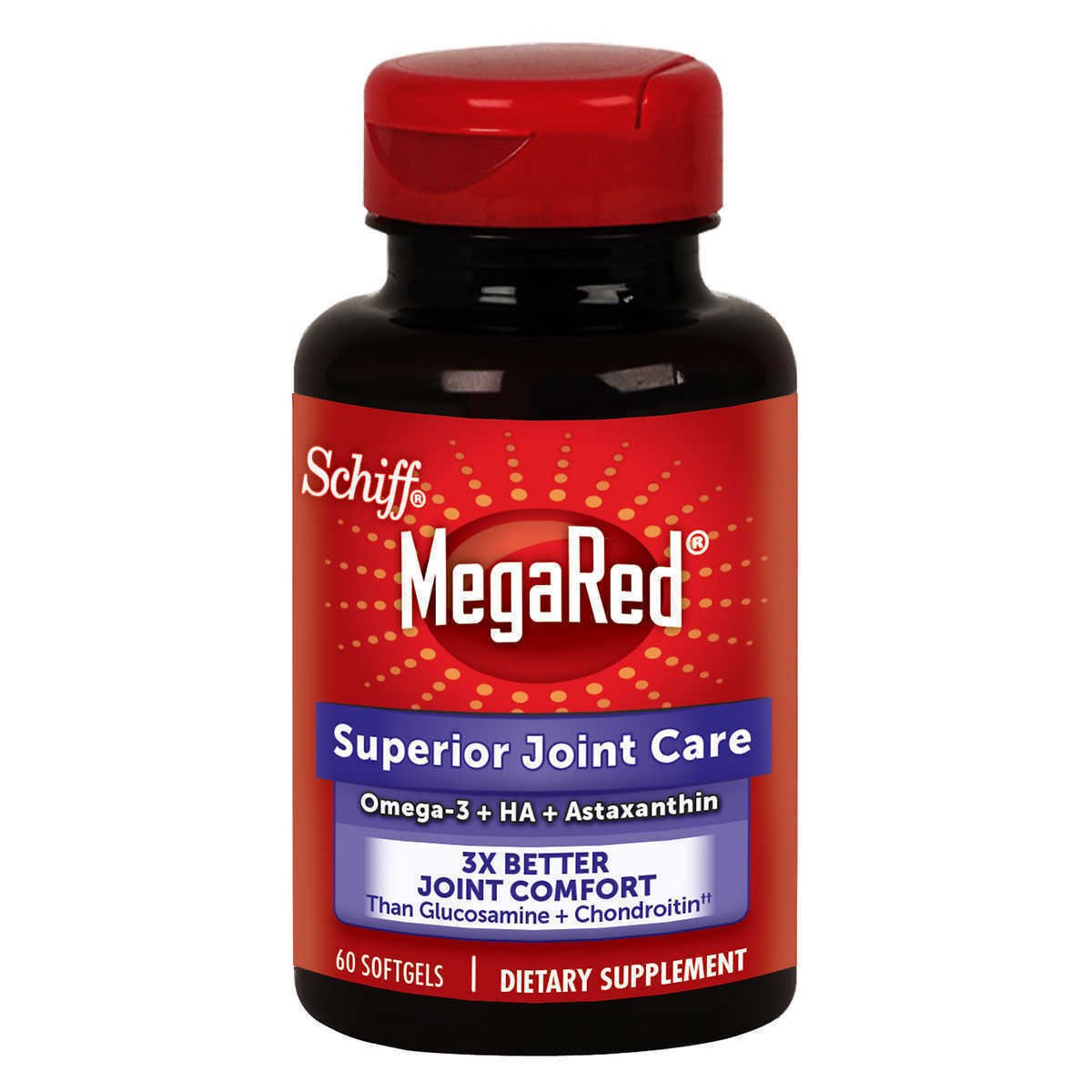 Schiff MegaRed Superior Joint Care 60 Softgels