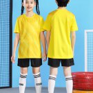 Youth Kits Kids Color Yellow Jersey Shirt And Shorts