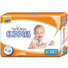 Velona Cuddles Classic Diaper - Jumbo Pack Medium (6-10kg) 34 Pcs