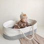 Wallfire Baby Sleeping Basket Portable Newborn Moses Basket Bassinet Cotton Rope Baby Nest Bed