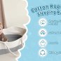 Wallfire Baby Sleeping Basket Portable Newborn Moses Basket Bassinet Cotton Rope Baby Nest Bed