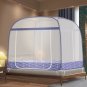 Mosquito Net Tent for Bed One-touch Square 2 Place for King Size Bed Portable Folding Tents Bed Room