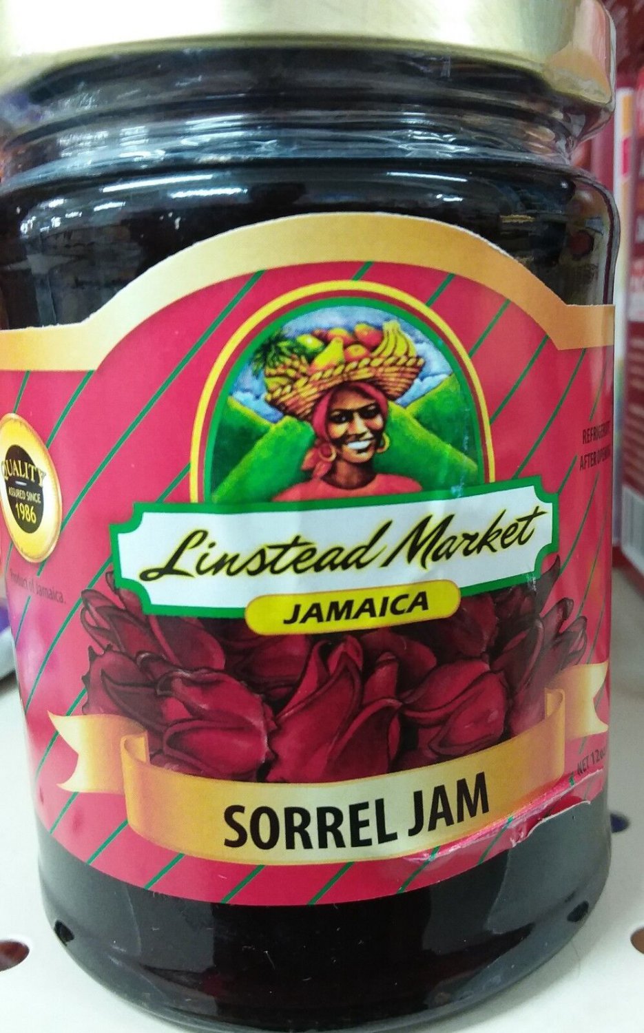 Sorrel Jam by Linstead Market Jamaica 340g