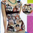 NLW-BOM Patterned Top
