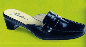 NLS-LOU Black Mules
