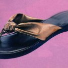 NLS-ROJ Flat Bronze Sandals