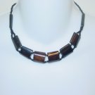 Handmade Ebony Choker- Bronze
