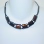 Handmade Ebony Choker- Bronze