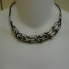 Handmade Ebony Choker- Zebra