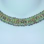 Handmade Rolled Paper Choker- Green