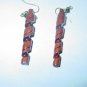 Handmade Carved Wood Spiral Earrings
