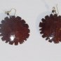 Handmade Coconut Earrings- Flower