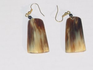 Handmade Shell Earrings- Lioness