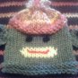Custom Knit Sock Monkey Baby Hat