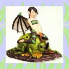 Collectible Green Beetle Rider Fairy