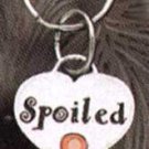 Silver Cat Tag says Spoiled---On Sale!!
