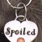 Silver Cat Tag says Spoiled---On Sale!!