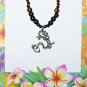 Silver Dragon Beaded Necklace