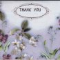 Flower Print Thank You Card