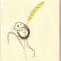 Handmade Embroidered Little Mouse Cards